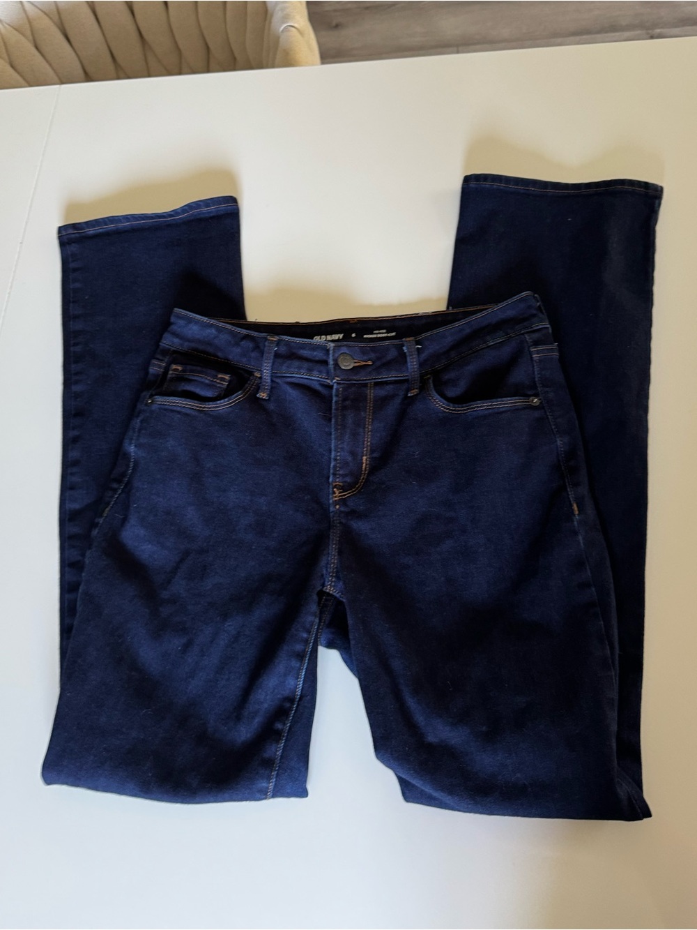 Old Navy Mid Rise Boot Cut Jeans